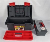 2 Keter Plastic Tool Boxes