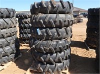 (6) 6-11R22.5 Pivot Tires w/ 8 Bolt Rims