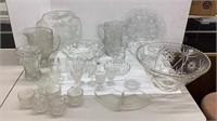 Glasswares Servimg Bowls, Deviled Eggs Trays,