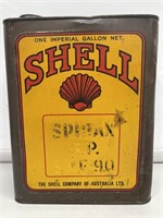 Shell 1 Gallon Tin