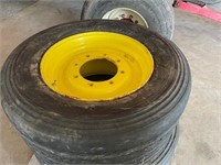 445/50R22.5 Michelin Tires on 8 Bolt Rims