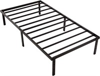Bed Frame with Steel Slats - 14"H, Twin