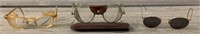 (3) Vintage/Antique Glasses