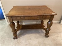 Wood One Drawer Table