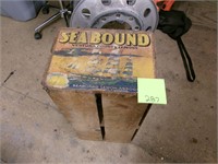 Vintage Sunkist SEA BOUND lemons wood crate