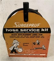 Surgepruf hose service kit with contents