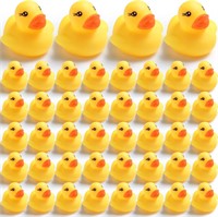 SEALED-100 Pcs Mini Yellow Rubber Ducks
