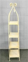 Painted Metal 4 Tier Display Stand