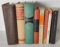 Lot of Books Including Madame Bovary, Ulysses,