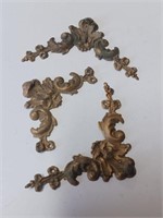 Antique Brass Picture Frame Accents