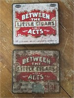 (2) Between The Acts Little Cigar Tins