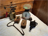 Assorted Primitives: Torch, Scale, Pulleys, Bale