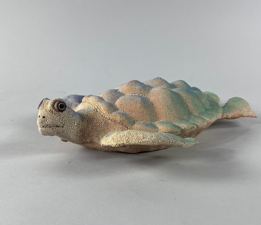 Bennette Ceramic Wall Sculpture of a Turtle