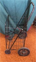 4 wheel metal grocery cart