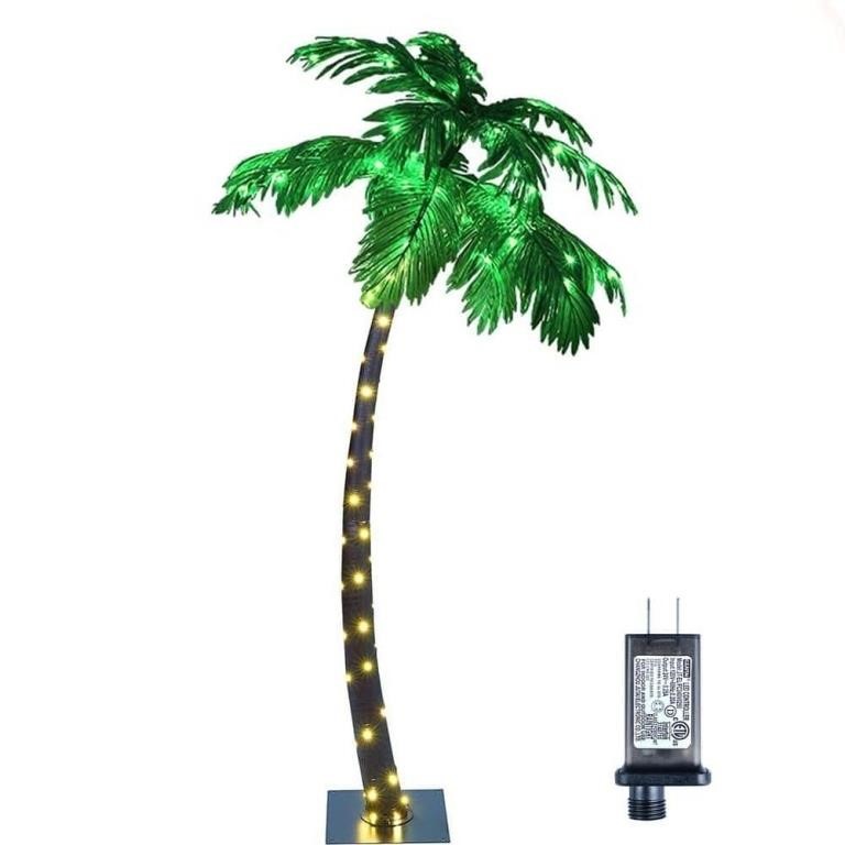 Lightshare 5 ft. Pre-Lit LED Palm Tree