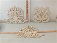 3pcs Modern cast Iron Wall Decor