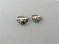 1981 Forest Park + 1989 Jasper Class Rings