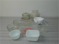 Mixed Lot, Serving Tray, Bowls, Pitcher, Ext