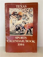 1984 Texas Sports Calendar/Book
