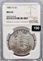 1885 O U.S. Morgan Silver Dollar - NGC