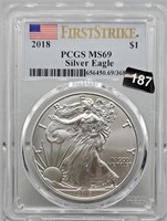 2018 U.S. Silver Eagle - PCGS