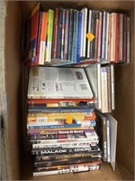 Box of CDs / DVDs