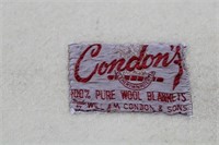 CONDON'S 100% PURE WOOL BLANKET