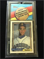 1992 MARINERS COMPLETE TEAM SET TOPPS