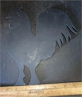 WOODEN CUT OUT-ROOSTER DESIGN