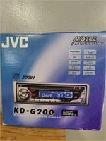 JVC KD G200 car stereo.