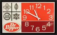 1970s Dr. Pepper Four Seasons Wall Clock