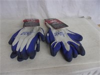 2 Pair New Work Gloves - Size Sm