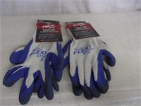 2 Pair New Work Gloves - Size Sm