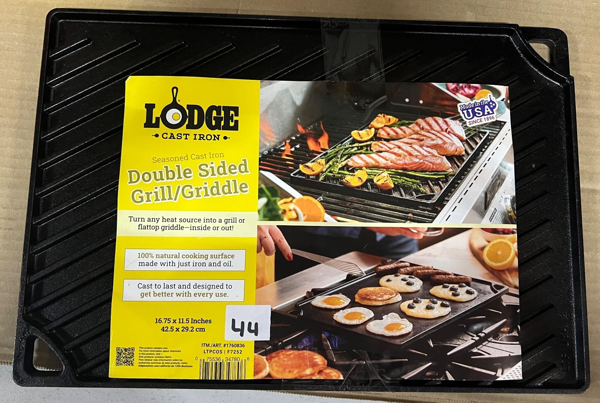 Lodge Cast Iron Double Sided Grill/Griddle