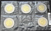 2014 Canada Remember Toonie Coins set