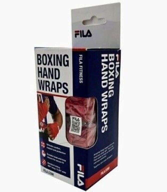 SET OF 2 FILA BOXING HAND WRAPS RED COLOR