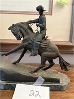 Bronze statue, Remington Cowboy