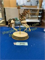 Carousel horse statue