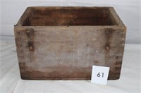 DOVE TAILED WOODEN CRATE