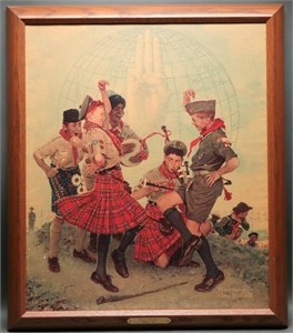 Norman Rockwell's "A Good Sign All Over the World"