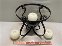 NICE METAL CANDLESTICK HOLDER DISPLAY