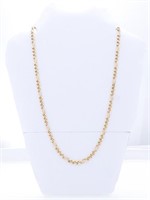 ITALY 14kt Gold 22" Approx. Figaro Link Chain/Nec
