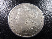 1901-0 Morgan Silver Dollar