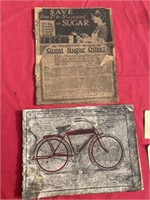 Montgomery wards 1915 bicycle catalog in 1916 Ford