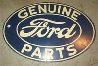 2 Sided steel Ford sign 16 1/2"T x 24"W.