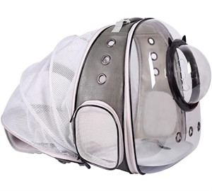 NEW $40 Expandable Cat Carrier Backpack Grey