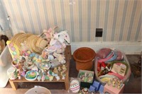 Lot of Assorted Easter Decor