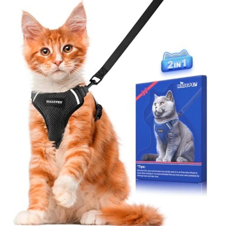 Halypet Cat Harness and Leash Set [ MAX Safety