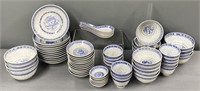 Chinese Rice Porcelain Dish Set