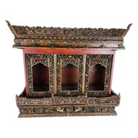 Antique Miniature Tibetan Buddhist Shrine